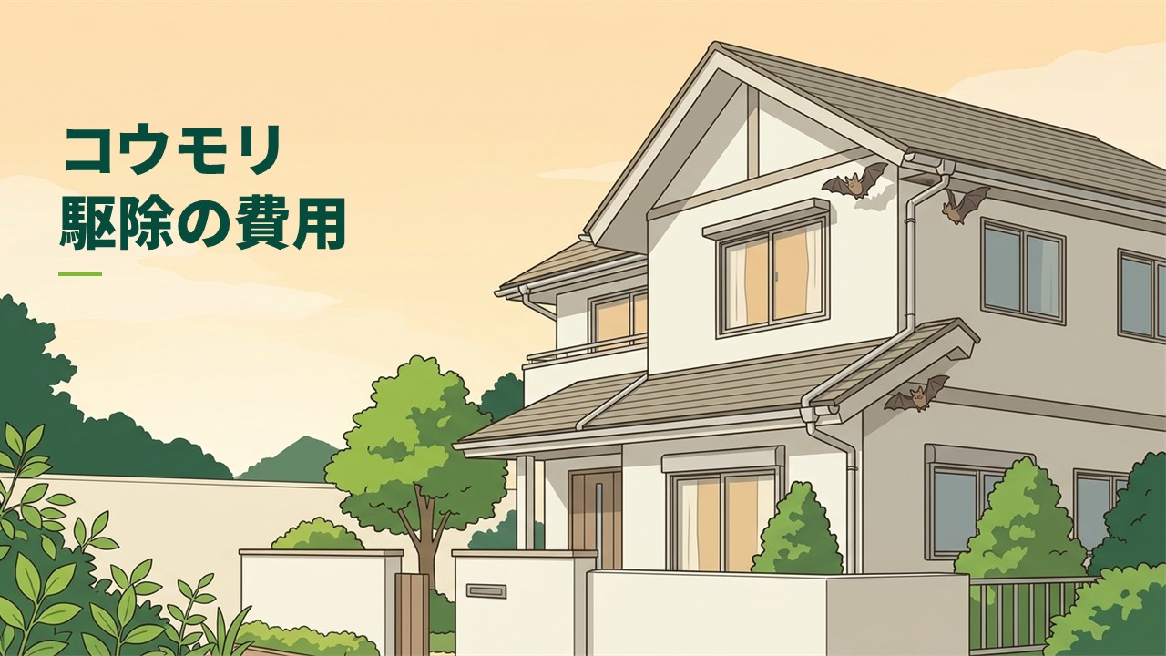 コウモリ駆除の費用は？料金表記の見方と見積もりで確認したいこと